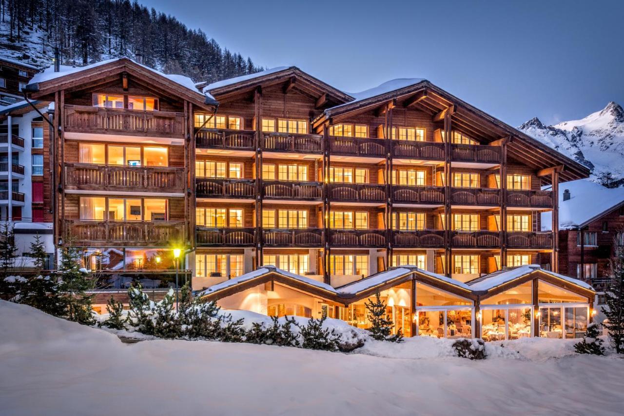Wellnesshotel Schweizerhof Saas Fee Exterior foto