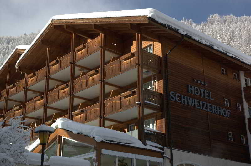 Wellnesshotel Schweizerhof Saas Fee Exterior foto